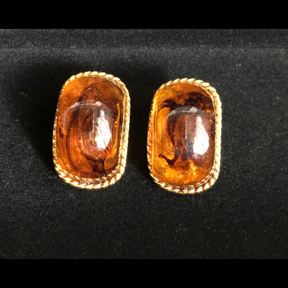 Vintage clip on earrings